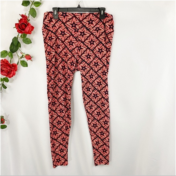 💋3/$20 SALE!💋LuLaRoe Leggings Patriotic - Picture 2 of 4